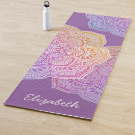Iris Mandala Personalized Yoga Mat Yogamatte