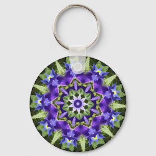 Iris Mandala Schlüsselanhänger