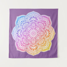 Iris-Mandala-Tapete