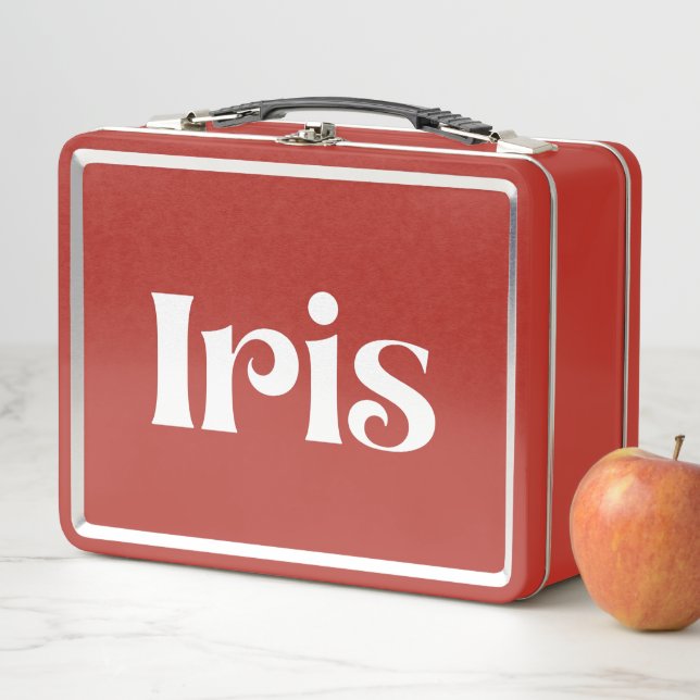 Iris Metall Brotdose (Beispiel)