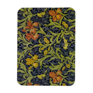 Iris-Muster (von William Morris) Magnet