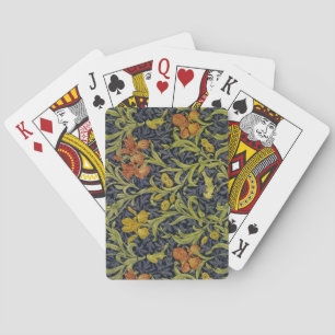 Iris-Muster (von William Morris) Spielkarten