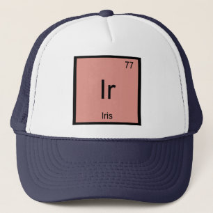 Iris Name Chemie Element Periodensystem Truckerkappe