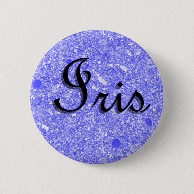 Iris-Namensschild Button (Vorderseite)