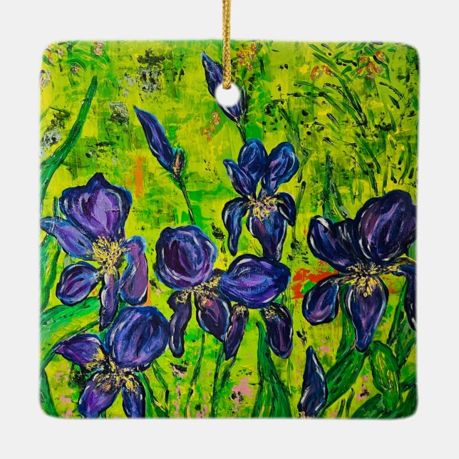 Iris Ornament (Rückseite)