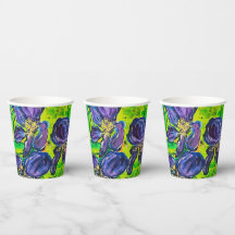 Iris Paper Cups