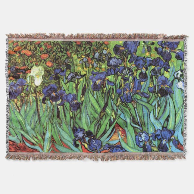 Iris par la couverture de jet de beaux-arts de Van (Devant)