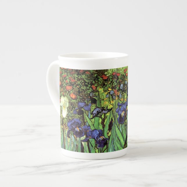 Iris par la tasse de la Chine de beaux-arts de Van (Devant gauche)