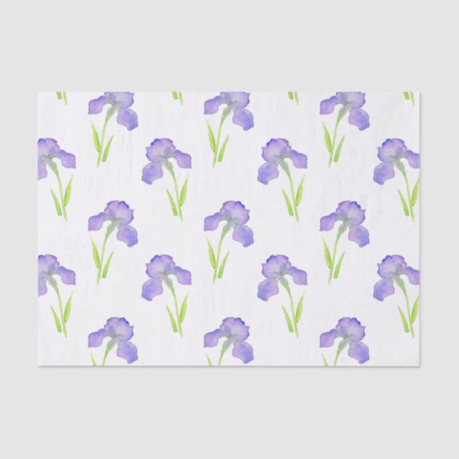 Iris Pattern Seidenpapier (Vorderseite)