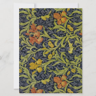 Iris Pattern (von William Morris) Karte