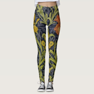 Iris Pattern (von William Morris) Leggings