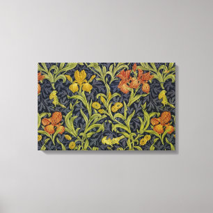 Iris Pattern (von William Morris) Leinwanddruck