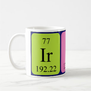 Iris Periodenname Tasse