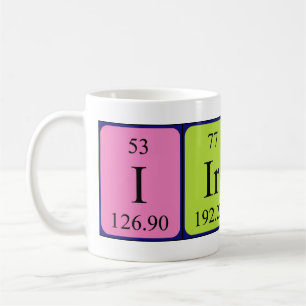 Iris Periodenname Tasse