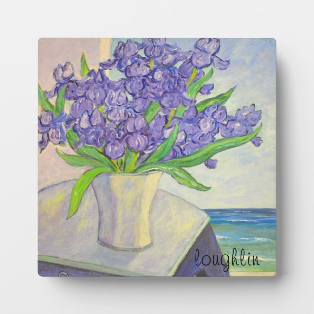 Iris Plaque Fotoplatte (Vorderseite)