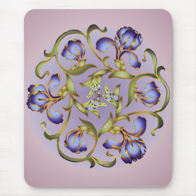 Iris-Ring-Mauspad Mousepad (Vorne)