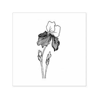 Iris Rubber Briefmarke Permastempel