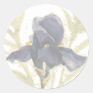 Iris Runder Aufkleber