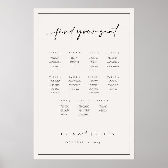 Iris Seekarten-Plakat Poster (Vorne)