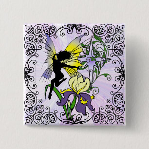 Iris Shadow Fairy Button
