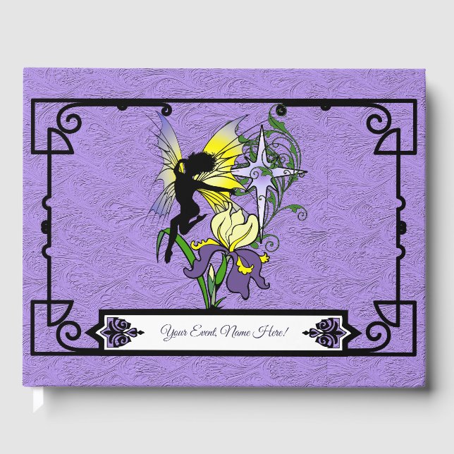 Iris Shadow Fairy Gästebuch (Vorderseite)