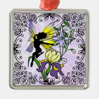 Iris Shadow Fairy Ornament Aus Metall