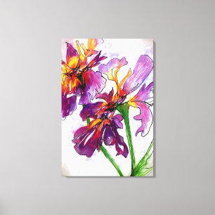 Iris Sie waren hier Leinwanddruck