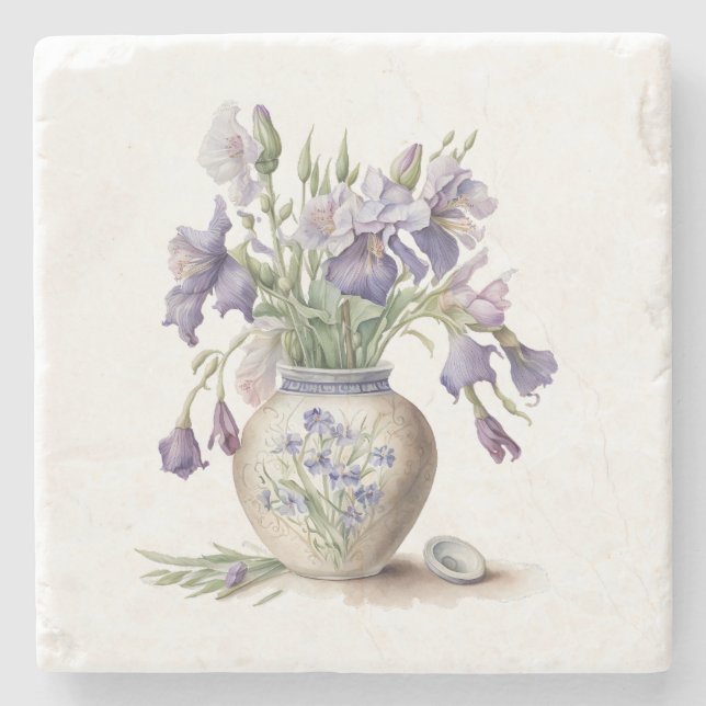 Iris Steinuntersetzer (Vorderseite)