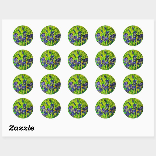 Iris Stickers (Blatt)
