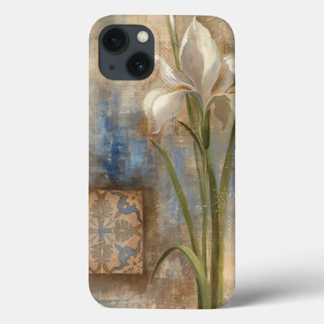 Iris und Fliese Case-Mate iPhone Hülle (Rückseite)