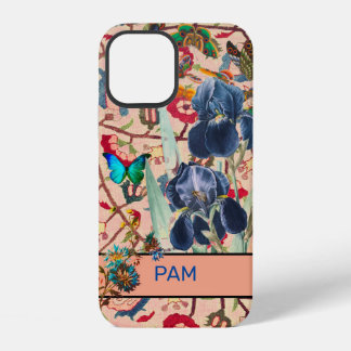 IRIS UND WILLIAM MORRIS iPhone 12 HÜLLE DIY NAME