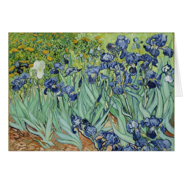 Iris - Van- Goghkarte (Vorderseite (Horizontal))