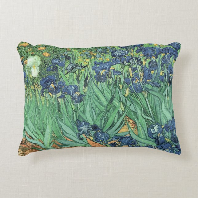 Iris Vincent van Goghs |, 1889 Dekokissen (Vorderseite)