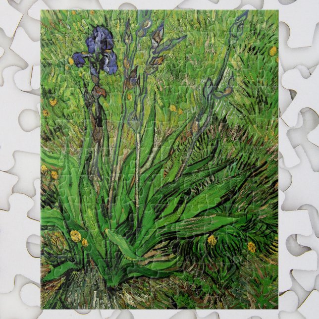Iris von Vincent van Gogh, Blume im Vintagen Garte (Von Creator hochgeladen)