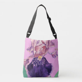 Iris Watercolor Lila Tasche