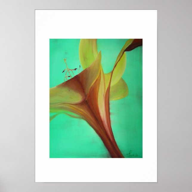 Irisblau2 Poster (Vorne)