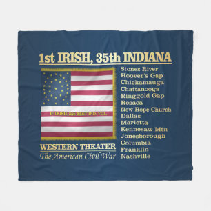 Irisch, 35. Indiana Infantry (BH) Fleecedecke
