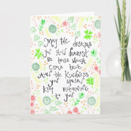 Irisch Alle waren irisch Feiertagskarte