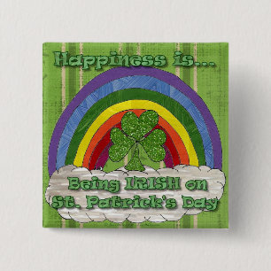 Irisch am St. Patrick's Day Button