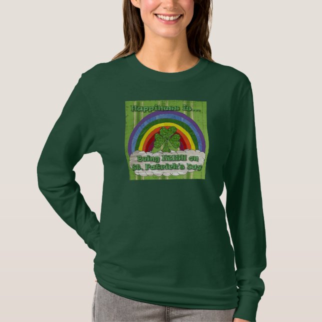 Irisch am St. Patrick's Day T - Shirt (Vorderseite)