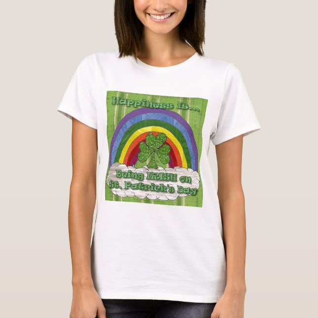 Irisch am St. Patrick's Day T-Shirt (Vorderseite)