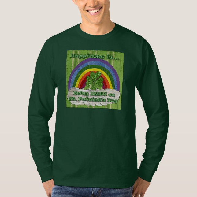 Irisch am St. Patrick's Day T - Shirt (Vorderseite)