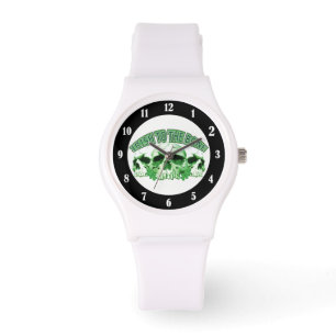 Irisch auf den Knochenhals Armbanduhr