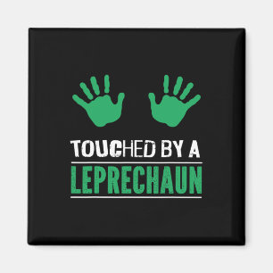 Irisch, berührt von einem Kobold, lustiger St. Pat Magnet