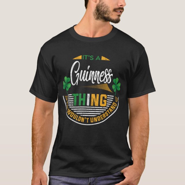 Irisch - Es ist eine Guinness-Sache T-Shirt (Vorderseite)
