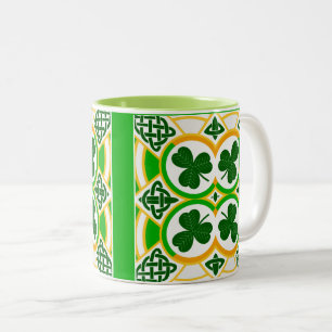 Irisch für Zwei-Tone-Tasse Zweifarbige Tasse