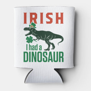 Irisch ich hatte einen Dinosaur St Patricks Day Di Dosenkühler