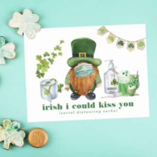 Irisch Ich könnte dich küssen St. Patrick's Quar Postkarte