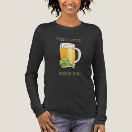 Irisch Ich war in dir Bierbrauer St. Patrick's Day Tri-Blend Shirt