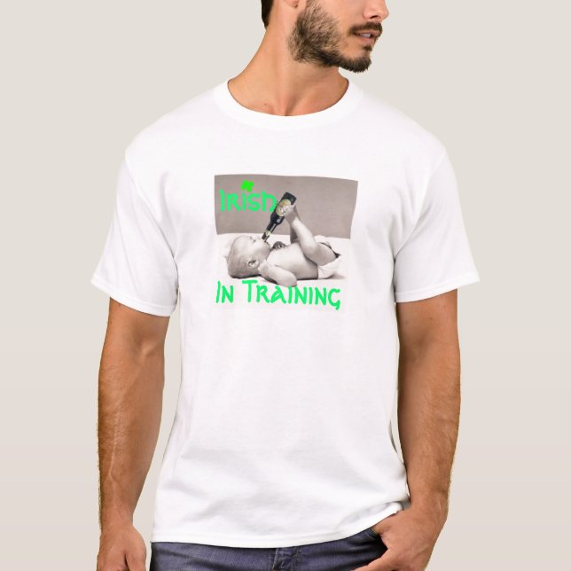 Irisch im T - Shirt Ausbildung (Vorderseite)